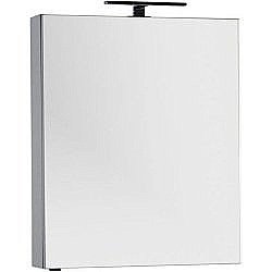 Зеркальный шкаф Aquanet Алвита 70 серый антрацит купить в интернет-магазине сантехники Sanbest