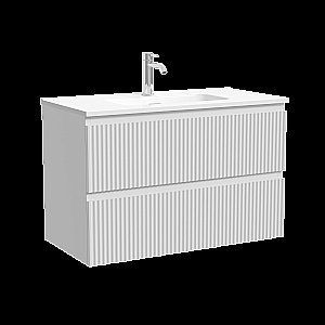 Тумба с раковиной Sancos Snob R SNR80/39W/CN7026 Bianco для ванной в интернет-магазине Sanbest