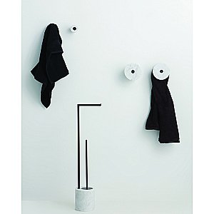 Крючок Bertocci Carrarino 124 4711 0000 белый мрамор/хром купить в интернет-магазине сантехники Sanbest