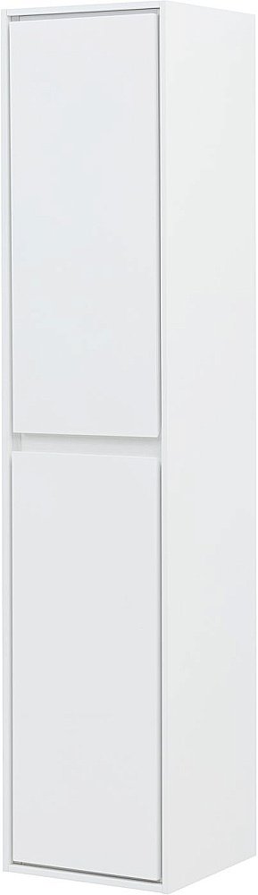 Шкаф-пенал Aquanet Милан 336386 35 белый глянец для ванной в интернет-магазине сантехники Sanbest