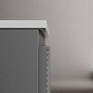 Тумба с раковиной Sancos Folk 80 FL80GS Grey soft для ванной в интернет-магазине Sanbest