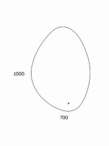 Зеркало Taliente Zled TA-Zled-A70100 70 в ванную от интернет-магазине сантехники Sanbest