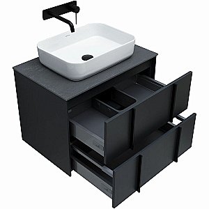 Тумба с раковиной Allen Brau Reality 70 1.32004.AM антрацит матовый для ванной в интернет-магазине Sanbest