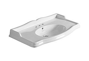 Консоль с раковиной SIMAS Arcade Londra GB001 105 на 3 отверстия для ванной в интернет-магазине сантехники Sanbest