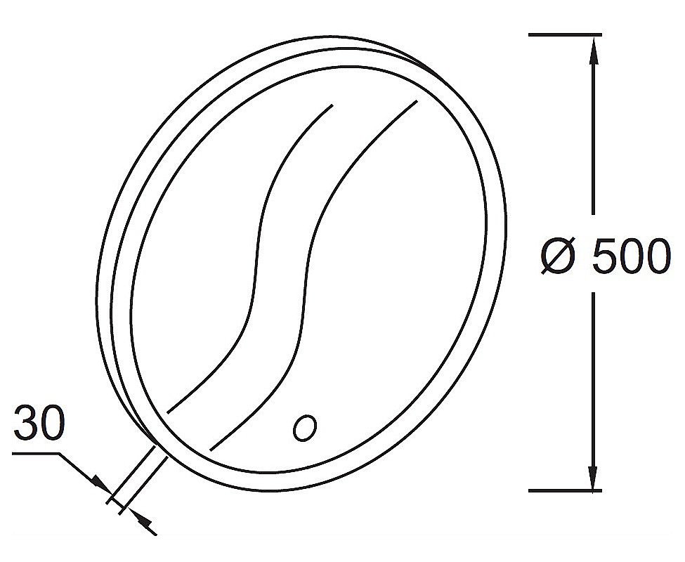 Зеркало Jacob Delafon EB1426-NF 50 в ванную от интернет-магазине сантехники Sanbest