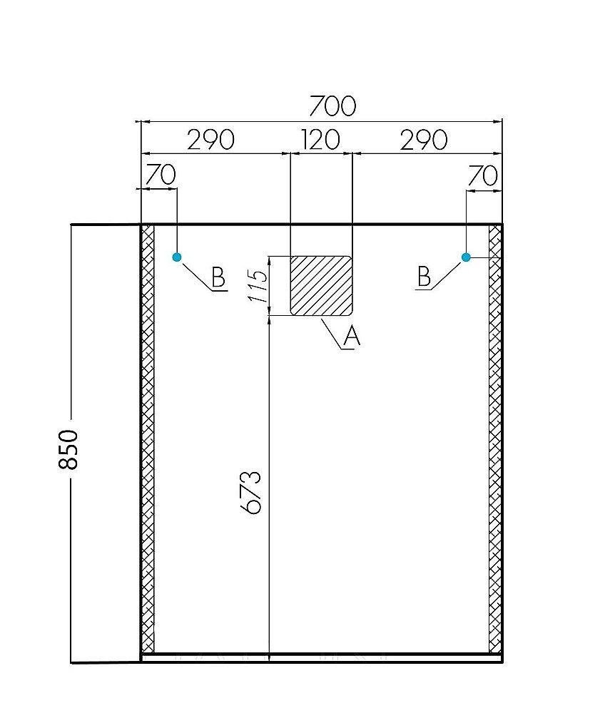 Зеркало Акватон Терра 70 темное дерево в ванную от интернет-магазине сантехники Sanbest