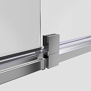 Душевой уголок Ambassador Elysium KX 111021104KX-90KX 100х90 стекло прозрачное/профиль хром купить в интернет-магазине Sanbest