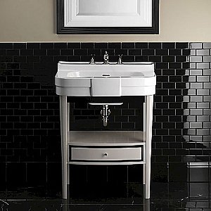 Консоль с раковиной Devon&Devon Bogart 70 Pure White для ванной в интернет-магазине сантехники Sanbest