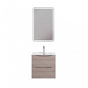 Тумба с раковиной BelBagno MARINO-CER-MINI-500-2C-SO-RG-P Rovere Grigio для ванной в интернет-магазине Sanbest