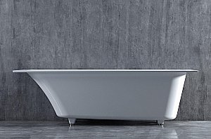 Ванна Salini Orlanda S-Stone 180х80 102022MRH белая/внутри RAL матовая купить в интернет-магазине Sanbest