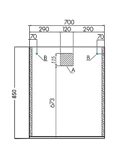 Зеркало Акватон Терра 70 темное дерево в ванную от интернет-магазине сантехники Sanbest