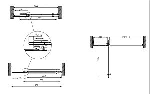 Душевая дверь Cezares Slider-B-1-80 купить в интернет-магазине Sanbest