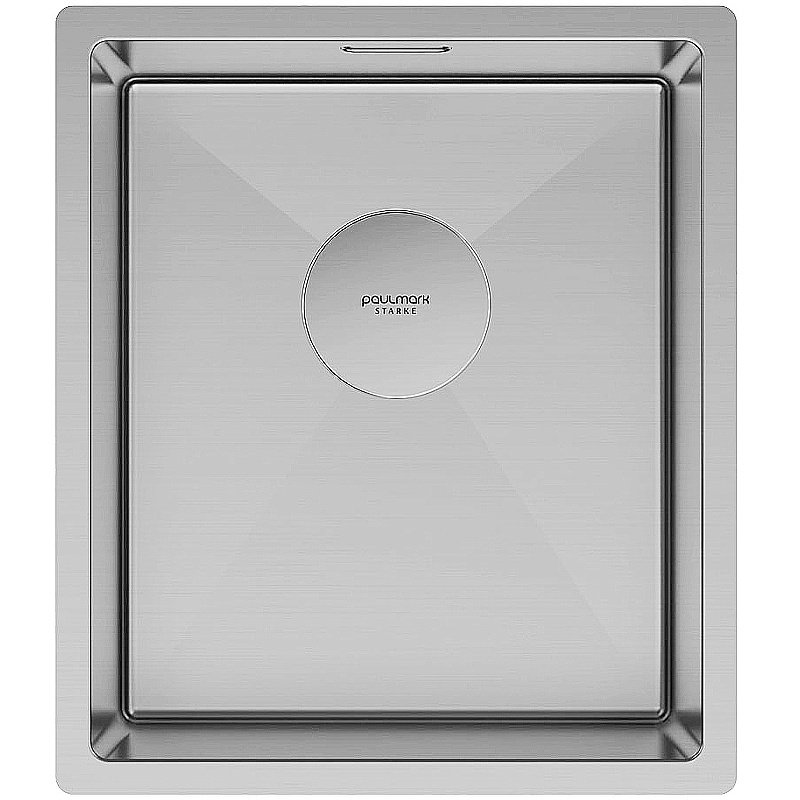 Кухонная мойка Paulmark Next 38 PM213844-BS брашированная сталь купить в интернет-магазине сантехники Sanbest