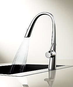 Смеситель для кухни Vincea VKF-176CH хром купить в интернет-магазине сантехники Sanbest