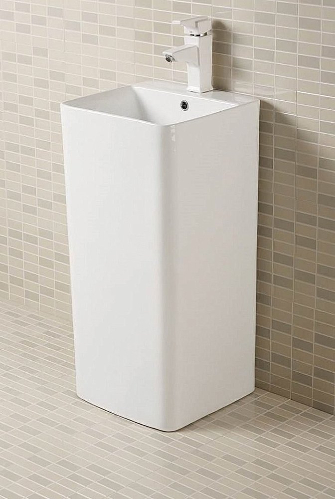 Раковина напольная Gid Autonomo 42 Nb148 81117 белая купить в интернет-магазине Sanbest