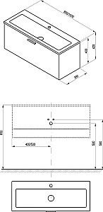 Тумба с раковиной Ravak SD CLEAR II 80 X000001642/XJJ01180000 белая для ванной в интернет-магазине Sanbest