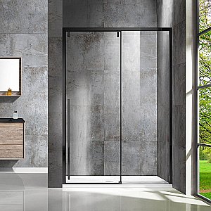 Душевая дверь Vincea Lugano VDS-1L150CLB-1 150 профиль черный/стекло прозрачное купить в интернет-магазине Sanbest