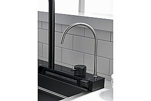 Мойка кухонная Esbano Geyserus-5 ESMKGEYS5 оружейная сталь купить в интернет-магазине сантехники Sanbest