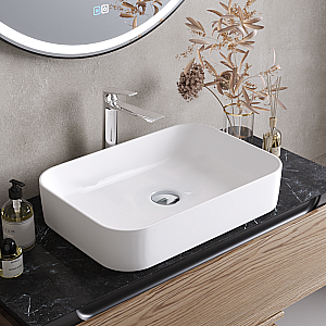 Раковина Cezares 56 CZR-6451 белая купить в интернет-магазине Sanbest