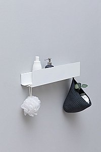 Полка Aquanet Магнум 302231 60 белая матовая купить в интернет-магазине сантехники Sanbest