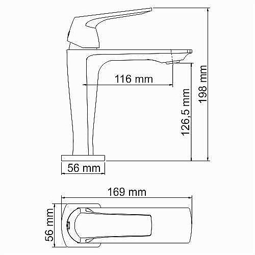 Смеситель для раковины WasserKRAFT Neime 1903 купить в интернет-магазине сантехники Sanbest