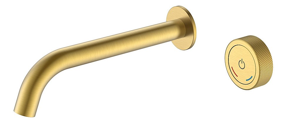 Смеситель для раковины Boheme TECH 158/2-MG матовое золото купить в интернет-магазине сантехники Sanbest