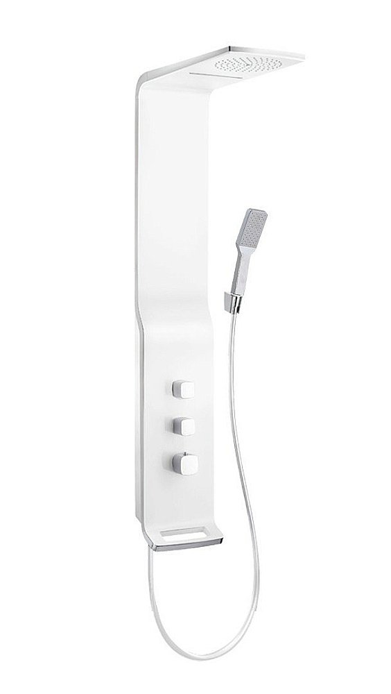 Душевая панель CeruttiSpa SELLA W CT8988 белая купить в интернет-магазине сантехники Sanbest