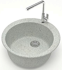 Кухонная мойка Azario Vital 50 CS00078348 светло-серая матовая купить в интернет-магазине сантехники Sanbest