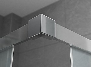 Душевой уголок Ambassador Queen 11011104 90x90 стекло прозрачное/профиль хром купить в интернет-магазине Sanbest