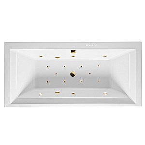 Ванна акриловая EXCELLENT Crown Grand RELAX WAEX.CRG19.RELAX.GL 190x90 белая с гидромассажем купить в интернет-магазине Sanbest