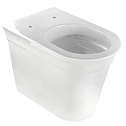 Унитаз приставной Migliore MONACO 32065, белая керамика, безободковый купить в интернет-магазине Sanbest