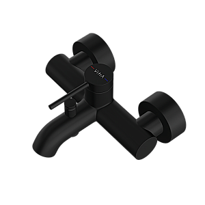Смеситель для ванны VitrA Minimax Round A4354836EXP матовый черный купить в интернет-магазине сантехники Sanbest