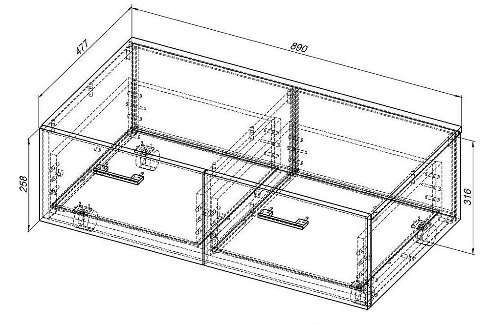 Тумба напольная Aquanet Верона 90 черная глянцевая для ванной в интернет-магазине сантехники Sanbest