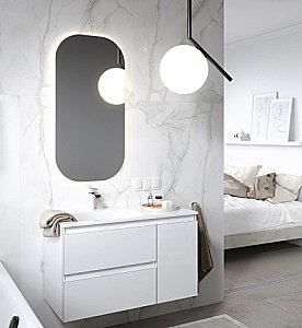 Зеркало Aqwella Soul 55 SOUL0255AH в ванную от интернет-магазине сантехники Sanbest