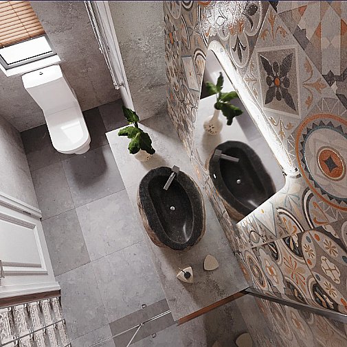 Зеркало Mixline Алон радиус-Эконом 50х70 550229 в ванную от интернет-магазине сантехники Sanbest