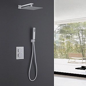 Душевая система ABBER Daheim AF8251W белый матовый купить в интернет-магазине сантехники Sanbest