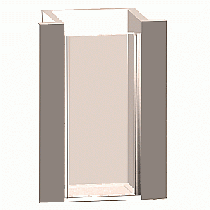 Душевая дверь Vincea Orta VPP-1O120CL 120 хром купить в интернет-магазине Sanbest