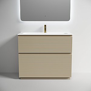 Тумба с раковиной Sancos FOLK Floor FL100FCP/CN7013 100 Капучино для ванной в интернет-магазине Sanbest