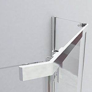 Душевой уголок Vincea Stresa VSP-1S100CLB 100x100 стекло прозрачное/профиль черный купить в интернет-магазине Sanbest