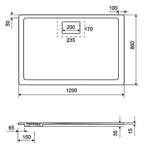 Душевой поддон Excellent Lavano 120x80 купить в интернет-магазине Sanbest