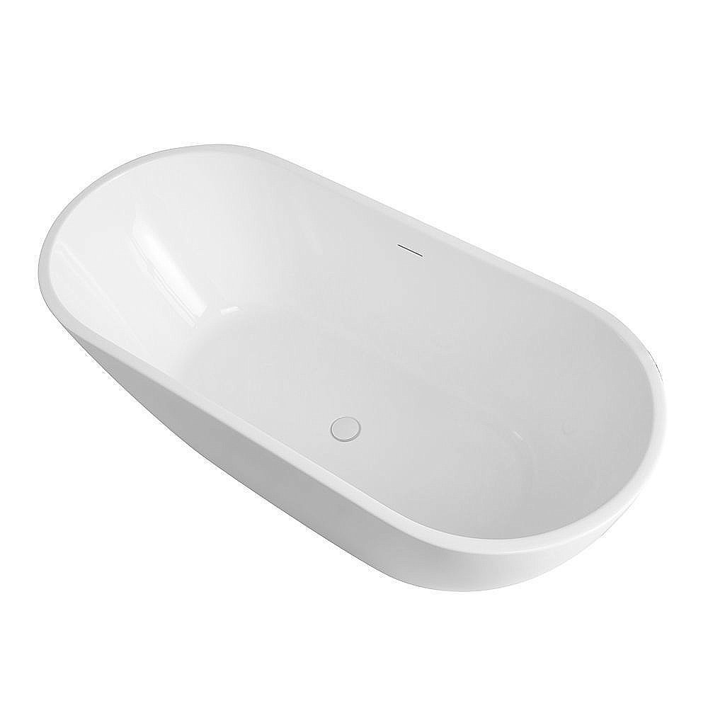 Ванна акриловая Art&Max AM-LATINA-1600-730 белая купить в интернет-магазине Sanbest
