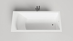 Ванна Salini Cascata S-Sense 180х80 104213G белая купить в интернет-магазине Sanbest