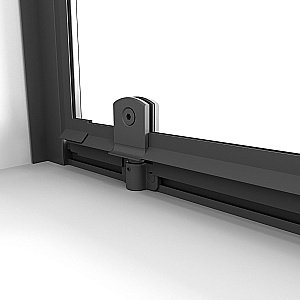 Душевой уголок Niagara Nova NG-85-10AB/NG-A80B-34 100х80 стекло прозрачное/профиль черный матовый купить в интернет-магазине Sanbest