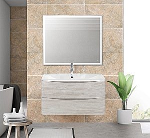 Тумба с раковиной BelBagno ACQUA 100 Rovere Vintage Bianco для ванной в интернет-магазине Sanbest