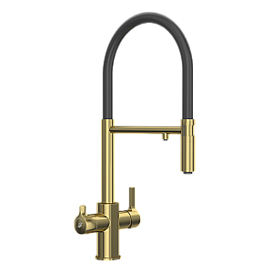 Смеситель для кухни Elghansa 56F5511-MattGold золото матовое купить в интернет-магазине сантехники Sanbest