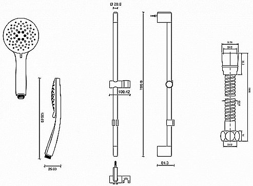 Cмеситель для раковины Jacob Delafon CLEO 1889 E24309-CP хром купить в интернет-магазине сантехники Sanbest