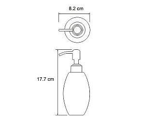 Диспенсер настольный WasserKRAFT Ruwer K-6799 купить в интернет-магазине сантехники Sanbest