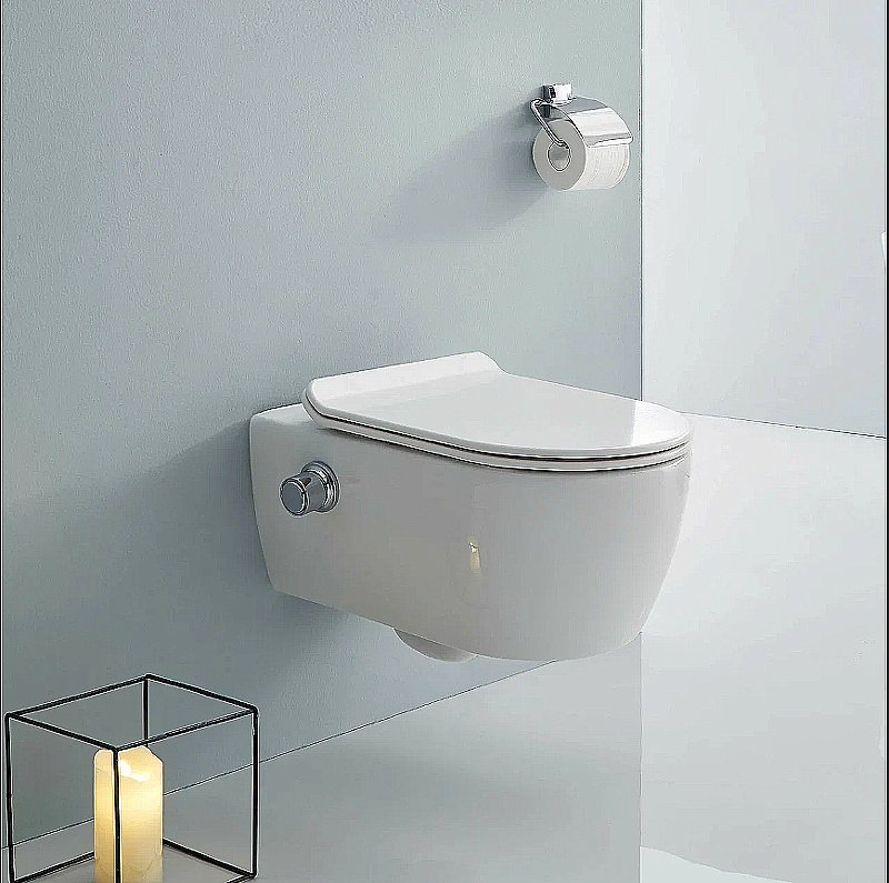 Унитаз SSWW CT2039V-B белый безободковый, с крышкой микролифт, функцией биде купить в интернет-магазине Sanbest