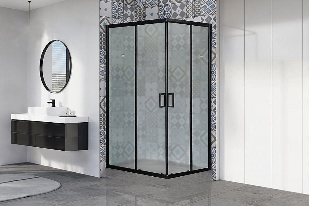 Душевой уголок Royal Bath RB11585HPD-C-BL 85х115 матовый купить в интернет-магазине Sanbest