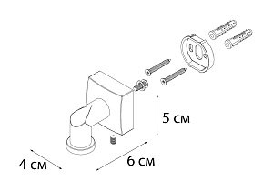 Мыльница FIXSEN KVADRO FX-61309A купить в интернет-магазине сантехники Sanbest